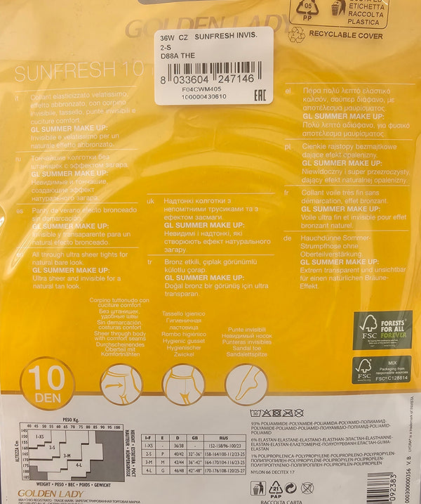 MEDIAS SUNFRESH10 GOLDEN LADY